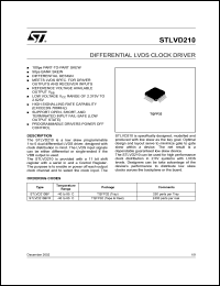 Click here to download STLVD210BFTR Datasheet