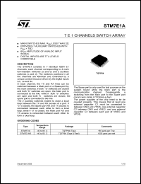Click here to download STM7E1 Datasheet