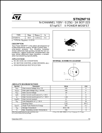 Click here to download STN2NF10 Datasheet