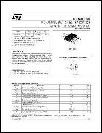 Click here to download STN3PF06 Datasheet