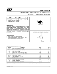 Click here to download STN4NF03 Datasheet