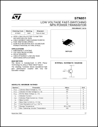 Click here to download STN851 Datasheet