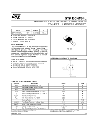 Click here to download STP100NF04L Datasheet