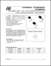 Click here to download STP8NK80 Datasheet