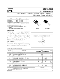 Click here to download STP8NM50 Datasheet