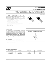 Click here to download STP9NK65 Datasheet