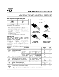 Click here to download STPS10L45 Datasheet