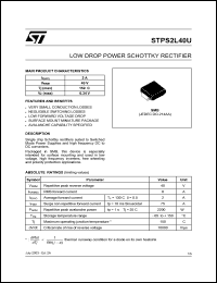 Click here to download STPS2L40 Datasheet