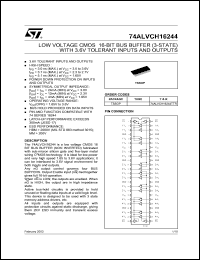 Click here to download 74ALVCH16244T Datasheet