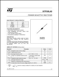 Click here to download STPS5L40 Datasheet