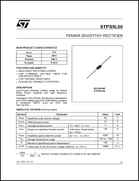 Click here to download STPS5L60 Datasheet