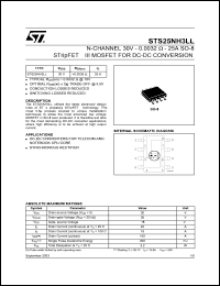 Click here to download STS25NH3 Datasheet