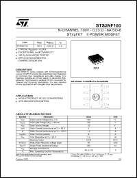 Click here to download STS2NF100 Datasheet