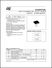 Click here to download STS4DPF20 Datasheet