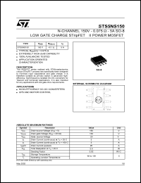 Click here to download STS5NS150 Datasheet