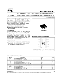 Click here to download STSJ100NH3LL Datasheet
