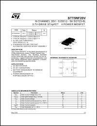 Click here to download STT5NF20 Datasheet