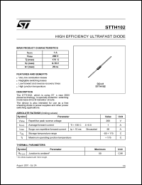 Click here to download STTH102 Datasheet
