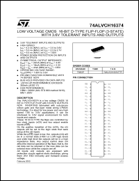 Click here to download 74ALVCH16374T Datasheet