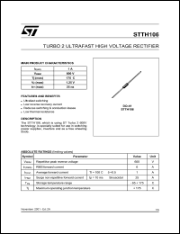 Click here to download STTH106 Datasheet