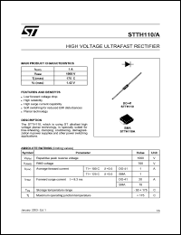Click here to download STTH110A Datasheet