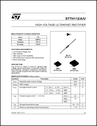 Click here to download STTH112U Datasheet