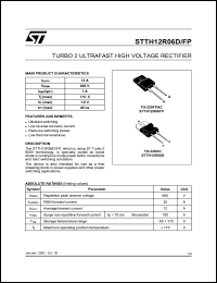 Click here to download STTH12R06 Datasheet