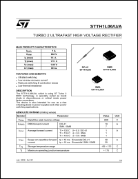 Click here to download STTH1L06 Datasheet