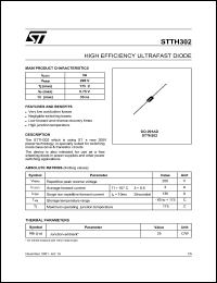 Click here to download STTH302 Datasheet