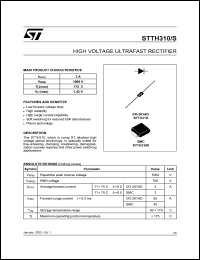 Click here to download STTH310 Datasheet