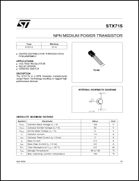 Click here to download STX715 Datasheet