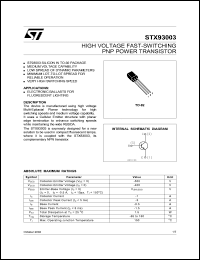 Click here to download STX93003 Datasheet