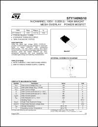Click here to download STY140NS10 Datasheet