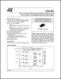 Click here to download TDA7562 Datasheet