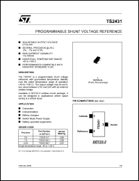 Click here to download TS2431AILT Datasheet
