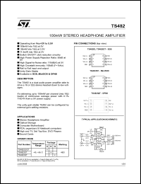 Click here to download TS482IST Datasheet