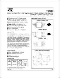 Click here to download TS4890ID Datasheet