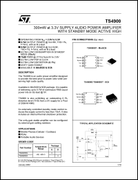 Click here to download TS4900 Datasheet