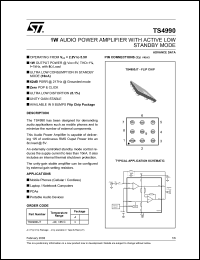 Click here to download TS4990IJT Datasheet