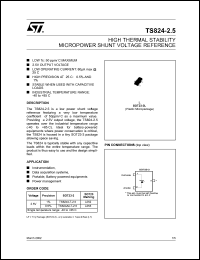 Click here to download TS824AILT-2.5 Datasheet