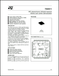 Click here to download TSH511CF Datasheet