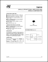 Click here to download TSM100IDT Datasheet