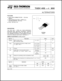 Click here to download TXDV408 Datasheet