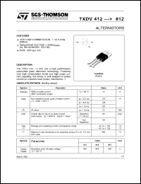 Click here to download TXDV612 Datasheet