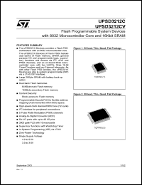 Click here to download UPSD3212CV Datasheet