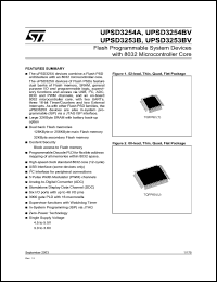 Click here to download UPSD3253BV Datasheet