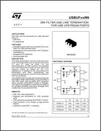 Click here to download USBUF01W6 Datasheet