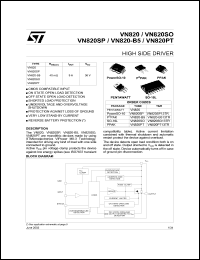 Click here to download VN820SO Datasheet