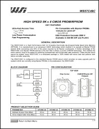Click here to download WS57C49 Datasheet