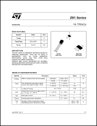 Click here to download Z0110NA Datasheet